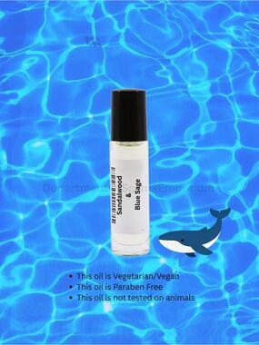 Sandalwood & Blue Sage 1/3 Oz Fragrance oil